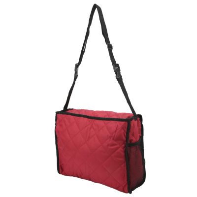 Cyrank Wheelchair Bag, Wheelchair Backpack Bag, Wheelchair Hanging Storage Bag Wheelchair Pouch To Hang on Back, Wheelchair Organizer Storage Bag for Wheelchairs and Walkers(Burgundy)