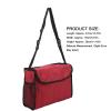 Cyrank Wheelchair Bag, Wheelchair Backpack Bag, Wheelchair Hanging Storage Bag Wheelchair Pouch To Hang on Back, Wheelchair Organizer Storage Bag for Wheelchairs and Walkers(Burgundy) view 3