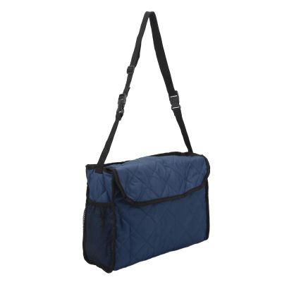 Cyrank Wheelchair Bag, Wheelchair Backpack Bag, Wheelchair Hanging Storage Bag Wheelchair Pouch To Hang on Back, Wheelchair Organizer Storage Bag (navy blue)
