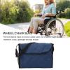 Cyrank Wheelchair Bag, Wheelchair Backpack Bag, Wheelchair Hanging Storage Bag Wheelchair Pouch To Hang on Back, Wheelchair Organizer Storage Bag (navy blue) view 3