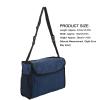 Cyrank Wheelchair Bag, Wheelchair Backpack Bag, Wheelchair Hanging Storage Bag Wheelchair Pouch To Hang on Back, Wheelchair Organizer Storage Bag (navy blue) view 4