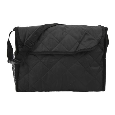 Cyrank Wheelchair Bag, Wheelchair Backpack Bag Wheelchair Hanging Storage Bag Wheelchair Organizer Storage Bag for Wheelchairs and Walkers(black)