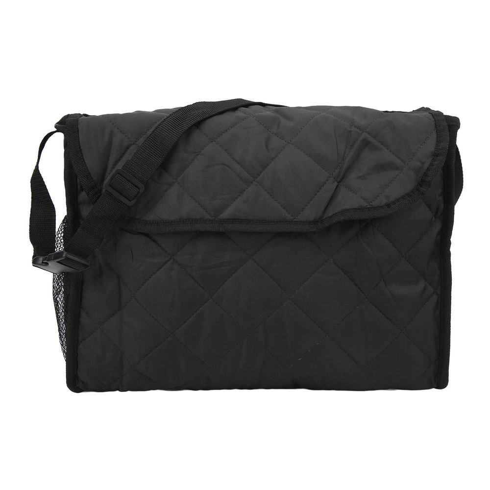 Cyrank Wheelchair Bag, Wheelchair Backpack Bag Wheelchair Hanging Storage Bag Wheelchair Organizer Storage Bag for Wheelchairs and Walkers(black)