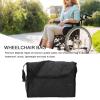 Cyrank Wheelchair Bag, Wheelchair Backpack Bag Wheelchair Hanging Storage Bag Wheelchair Organizer Storage Bag for Wheelchairs and Walkers(black) view 3