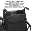 Cyrank Wheelchair Bag, Wheelchair Backpack Bag Wheelchair Hanging Storage Bag Wheelchair Organizer Storage Bag for Wheelchairs and Walkers(black) view 4