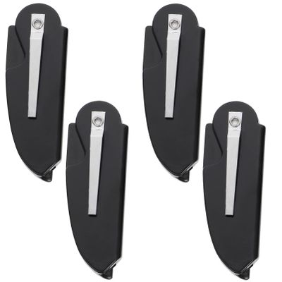 GLEAVI 4pcs Folding Comb Beard Shape Comb for Men Portable Pocket Household Hair Supply