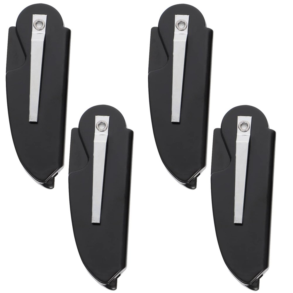 GLEAVI 4pcs Folding Comb Beard Shape Comb for Men Portable Pocket Household Hair Supply