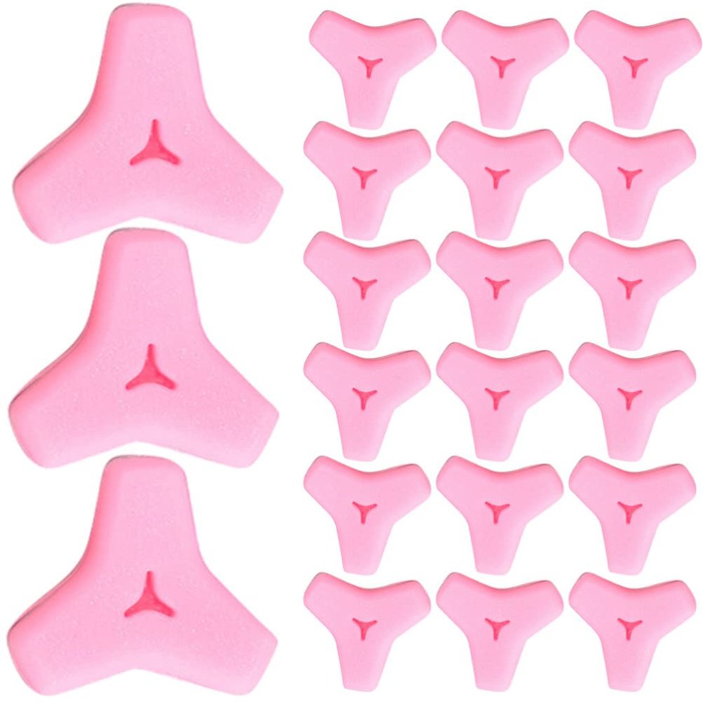 Beavorty 20pairs Slip Silicone Cover Eyeglass Grips for Comfortable Fit Prevent Glasses Slip for Daily Use and Eyeglass Supplies