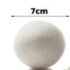 100% organic wool dryer balls reusable 6 XL large laundry balls| natural fabric softener | long life dryer balls view 3
