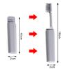 Soft Bristle Travel Folding Toothbrush - Set of 4, Mini & Portable, Suitable for Adults & Children, Black & Gray view 4