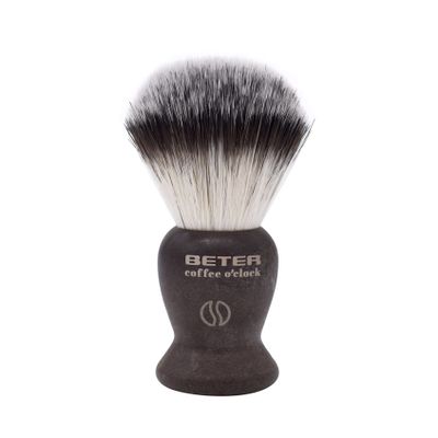 Beter - Shaving Brush with Synthetic Bristles for Vegans - Coffee O'clock Model