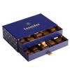Leonidas Luxury Navy Blue Drawer Box (40 pcs)  Assorted Belgian Chocolates in Milk, Dark & White | Pralines, Truffles, Ganache & Creams | Premium Belgian Chocolatier Gift view 1