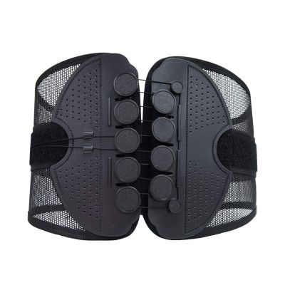 Medical Support Orthopedic Posture Correction Brace Lower Back Double Pull Corset Neoprene Fitness Belt (Color : Black, Size : Large) Good