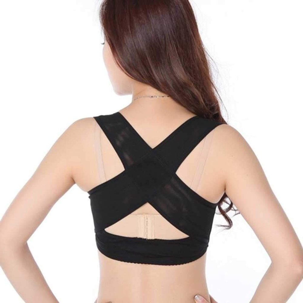 1PC Chest Posture Corrector Support Belt Adjustable Posture Corrector Back Shoulder Spine Body Support Proper Brace Belt S-XL good