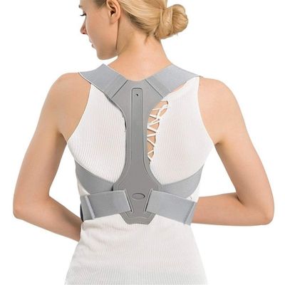 Adjustable Back Posture Correction Clavicle Spine Back Shoulder Lumbar Support Belt Brace Brace Men and Women Correction (Color : Type B, Size : Medium) Good