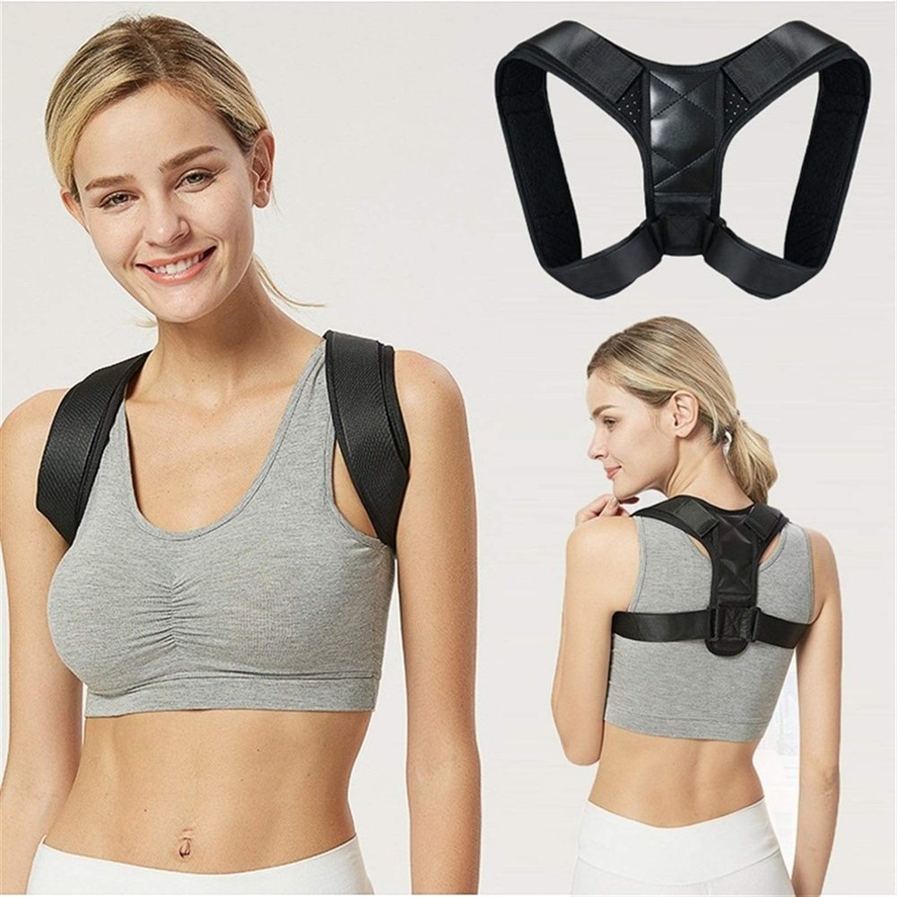 Support Belt Adjustable Back Support Posture Correction Men Women Clavicle Spine Shoulder Lumbar Posture Correction (Size : X-Large) Good