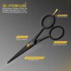 B-FOKUS Professional Mustache Scissors and Beard Scissors, 5 Inches German Stainless Steel Beard Kit for Men Presentation with PU Leather Case, 2 Comb Set, Perfect Mens Facial Hair Grooming Kit view 3
