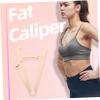 Baluue 6pcs Body Fat Caliper Accurately Fat Measuring Device Body Measuring Tape for Fitness Tracking for Health Monitoring view 2