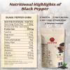 Black Pepper | Black Peppercorns (1kg/ 35.27oz) | Whole Black Pepper | Premium Quality | 100% Natural | Authentic | No Additives | No Preservatives | Non GMO view 2