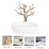 Zerodeko Ceramic Soap Dish Draining Soap Holder for Bathroom Creative Organizer Tray for Kitchen Shower Use view 3