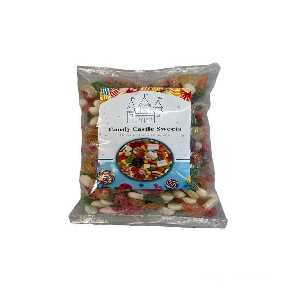 Chewy Fizzy Sour Dummies Sweets Share Bag - 1kg