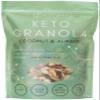 Keto Hana Coconut & Almond (Butter) Breakfast, Snacking Granola, Just 1.1g Net Carbs, High Protein, Healthy Keto Diet Granola (Two 300g/0.6lbs Bags) view 1