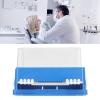Dental Micro Applicator Dispenser Large Capacity Reusable Safe Dental Cotton Tip Box for Dental Hospital (Blue) view 2