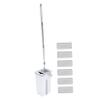 PLAFOPE Hand Mop Rotation Microfiber Cleaning Tool for Effortless Floor Cleaning for Home Use Included Mop Bucket Kit view 1