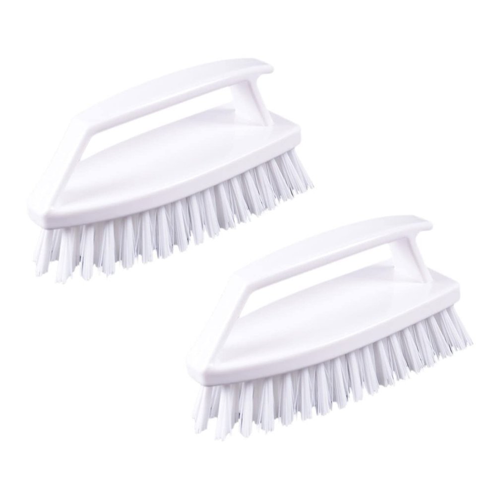YARNOW 2pcs Tile Cleaning Brush with Handle High Temperature Resistant Laundry Brush with Handle for Home and Travel Use