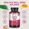 Odourless Garlic Capsules | 45,000mg per softgel | 200 softgels (not Tablets) Super High Strength | Cold Pressed and Deodourised Premium Garlic Oil Extract from Allium Sativum view 3