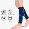 EXENXA Calf Compression Stockings Opaque 20-30 Graduated Compression Socks with Silicone Band Helps Relieve Swelling Varicose Veins Sore Aching Tired Legs Edema DVT Blood Clots,Black,M (Black S) view 3