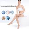 EXENXA Compression Socks Varicose Vein Stocks Summer Thin Elastic Open Toe Comfortable And Breathable Improve Blood Circulation for Swelling Ankles Legs,Flesh,M (Black L) view 2