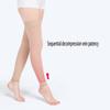 EXENXA Compression Socks Varicose Vein Stocks Summer Thin Elastic Open Toe Comfortable And Breathable Improve Blood Circulation for Swelling Ankles Legs,Flesh,M (Black L) view 4