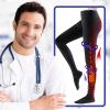 EXENXA Thigh High Compression Socks Medical Varicose Vein Stockings 20-30 Elastic Comfortable Thick Opaque for Running Athletic Sports,close toe,S (Open Toe XL) view 2
