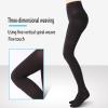 EXENXA Elastic Stockings Varicose Veins Socks Pantyhose Closed Toes Ankle Guard Compression Stockings for Sports Running Recovery Shin Splints,Flesh,XXL (Black XX) view 2