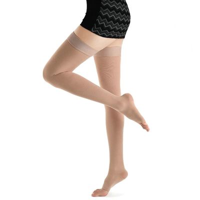 EXENXA Varicose Vein Medical Compression Socks Second Grade Pressure Washable Comfortable Elastic Stockings Pain Relief Adult Women Improve Blood Circulation,Flesh,XXL (Flesh Medium)
