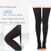 EXENXA Compression Stockings Medical Closed Toe Thigh High Elastic Socks 20-30 Firm Support Opaque Gradient for Varicose Veins Edema Flight Unisex,Flesh,L (Flesh XX) view 2