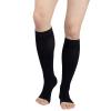 EXENXA Men's Compression Socks Varicose Socks Medical Support Gradient Compression for Aid Circulation Aching Legs Mild Swelling for Travel Athletes Sports,Black,XL (Black M) view 1