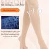 EXENXA 15-20 Compression Socks Closed Toe Support Graduated Medical Varicose Veins Hosiery Perfect for Athletics Running Flight Travel Support Edema Pregnancy,Flesh,L (Black M) view 4