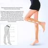 Compression Knee High Support Stocking Pain Relief Pressure Circulation Soft Varicose Vein Stocking Perfect for Sports Work Home Relapse Prevention Treatment of Varicose Veins,Black,XL (Black XL) view 3