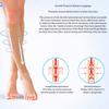 Compression Knee High Support Stocking Pain Relief Pressure Circulation Soft Varicose Vein Stocking Perfect for Sports Work Home Relapse Prevention Treatment of Varicose Veins,Black,XL (Black XL) view 4