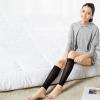 EXENXA Compression Socks Varicose Vein Stockings Protect Calf 15-20 Circulation High Elastic Lightweight And Comfortable for Health Nursing Unisex Adult,Flesh,XL (Flesh S) view 2