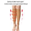 EXENXA Compression Socks Varicose Vein Stockings Protect Calf 15-20 Circulation High Elastic Lightweight And Comfortable for Health Nursing Unisex Adult,Flesh,XL (Flesh S) view 4