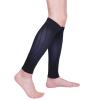 EXENXA Calf Compression Stockings Opaque 20-30 Graduated Compression Socks with Silicone Band Helps Relieve Swelling Varicose Veins Sore Aching Tired Legs Edema DVT Blood Clots,Black,L (Black XX) view 1