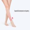 EXENXA Medical Compression Socks Closed Toe Super Elastic Non-Slip Performance Sports for Adult Women Improve Blood Circulation Lower Extremity Edema,Black,S (Flesh XL) view 3