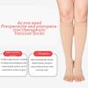 Thigh High Medical Compression Stockings Firm Support Hose 34-46 Compression Socks for Treatment Swelling Improves The Blood Circulation Protect You,open toe black,XXL (Covered Toe Skin Tone M) view 2