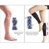 EXENXA Compression Socks for Men Women Flight Socks Plus Size 23-32 Compression Socks Wide Calf Running Socks for Varicose Veins Swelling Suitable for Nurse Running Cycling Office,Black,L (Black S) view 2