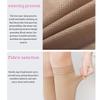 Regular Graduated Calf Compression Sleeves for Women Men Firm Support Footless Compression Socks for Varicose Veins Shin Splints Edema Recovery Diabetic Flights,1st skin tone,M (2nd Grade Black M) view 2