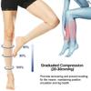 Regular Graduated Calf Compression Sleeves for Women Men Firm Support Footless Compression Socks for Varicose Veins Shin Splints Edema Recovery Diabetic Flights,1st skin tone,M (2nd Grade Black M) view 3