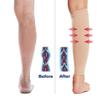Regular Graduated Calf Compression Sleeves for Women Men Firm Support Footless Compression Socks for Varicose Veins Shin Splints Edema Recovery Diabetic Flights,1st skin tone,M (2nd Grade Black M) view 4